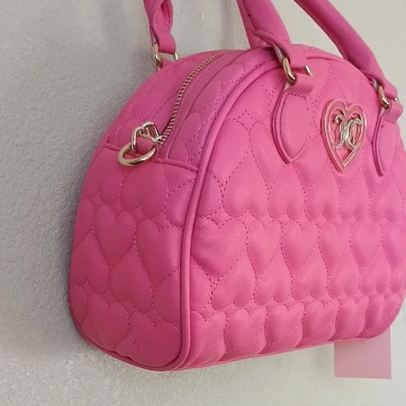Juicy Couture Pink Heart Satchel - Picture 2 of 8